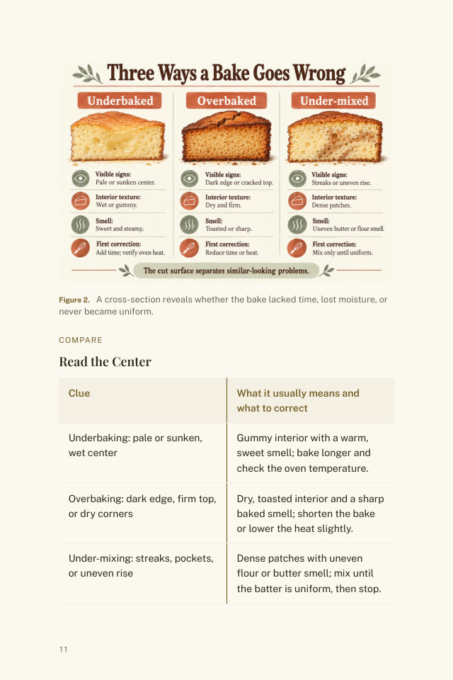 Three ways a bake goes wrong